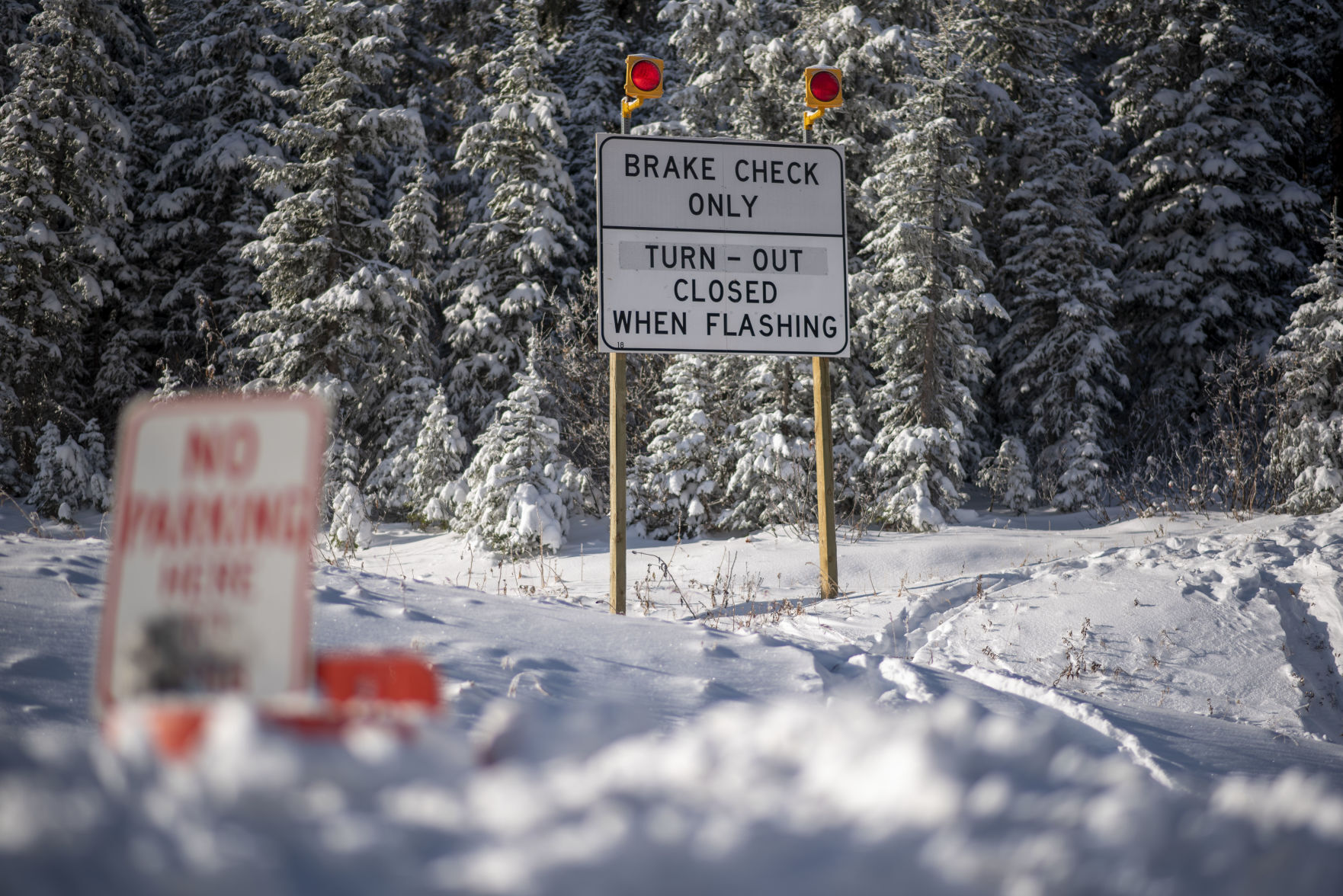 Teton Pass summit pullout